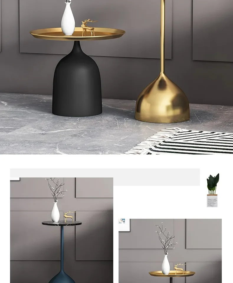 Металлический маленький боковой столик в скандинавском стиле ...