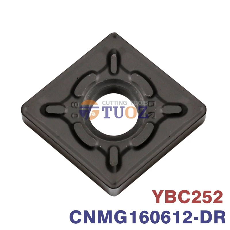 

Original CNMG160612-DR YBC252 CNMG 160612 DR 1606 External Turning Tools CNC Lathe Tool Carbide Insert