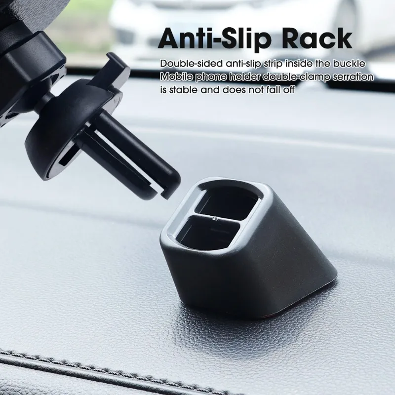 Universal Wireless Car Charger Stand Base Car Mobile Phone Holder Bracket Dashboard Mount Air Outlet Clip GPS Cradle Accessories