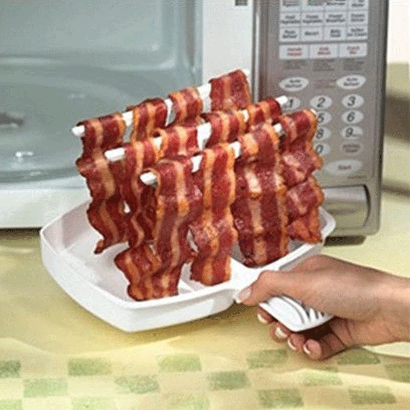 플라스틱 로티세리 전자 레인지 베이컨 그릴 조합 