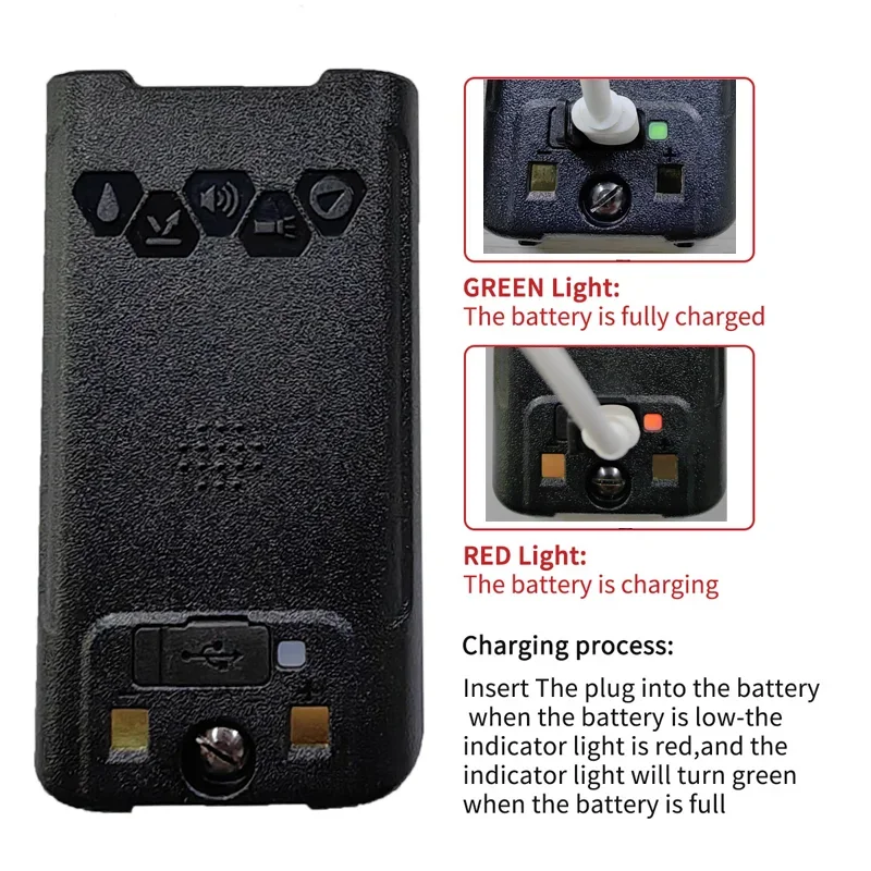 2PACK BaoFeng UV S22 PRO V2 10W IP68 Walkie Talkie Dual Band 136-174/400-520MHz 50KM  Long Range Radio Upgraded Of UV5R UV9R S22 3