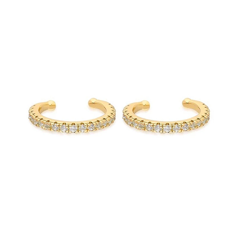 

Женские серьги-клипсы для пирсинга, золотого цвета