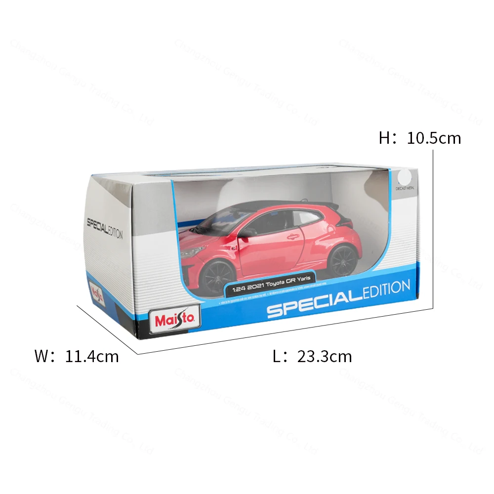 Maisto 1:24 Toyota GR yaris Static Die Cast Vehicles Collectible Model Car Toys 4