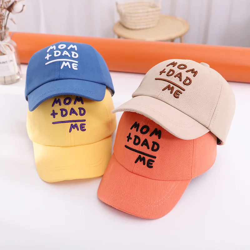 Baseball cap Letter Baby Adjustable Kids Duck Tongue Cap Cotton Children Sun Visors Toddler Bonnet Boy Girl