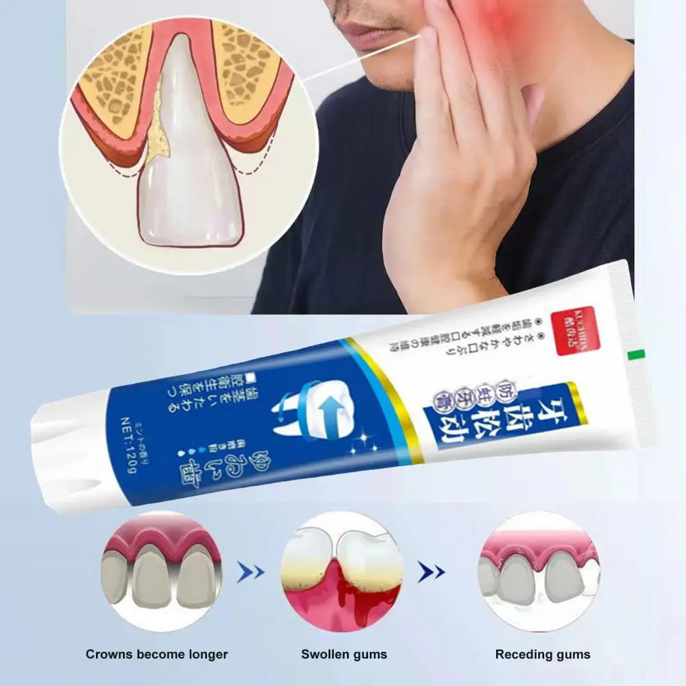 Teeth Health Product 120g Repair Toothpaste Stop Teeth Bleeding Swelling Aching of Gum Prevent Tooth Decay Deep Cleaning Whiten Adult