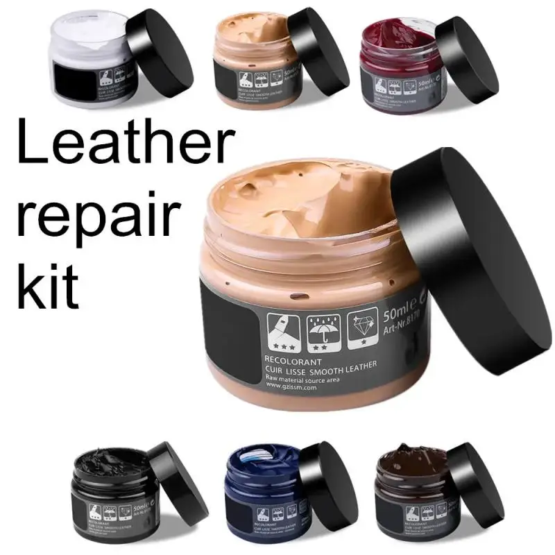 Car Leather Vinyl Repair Kit Leather Paint Cleaner For Auto Seat Sofa Repair Coats Holes Scratch Cracks No Heat Liquid car scratch remover leather repair gel leather repair kit leather cleaner