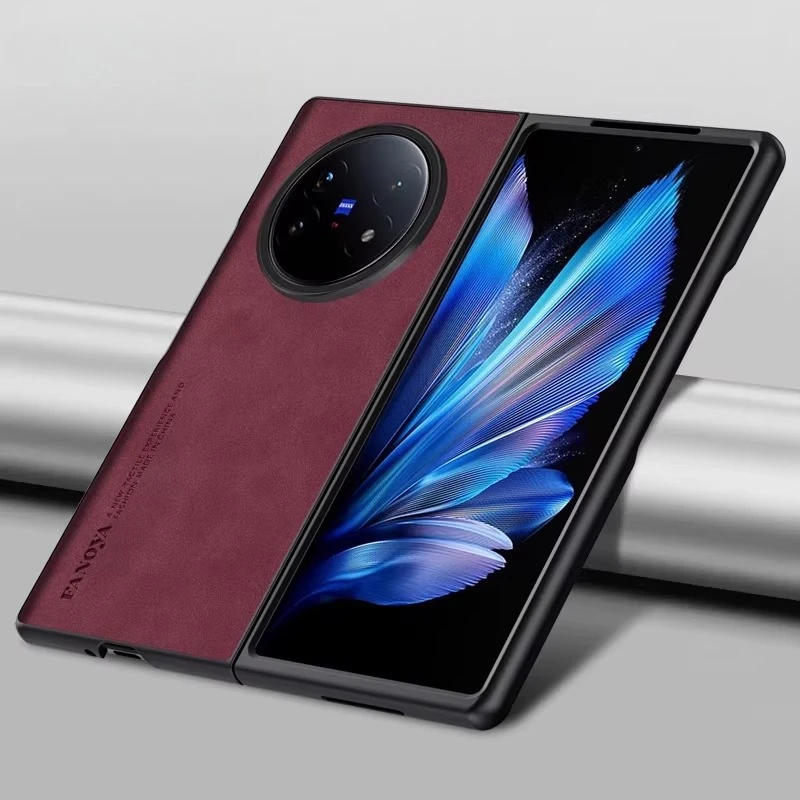 Luxury Skinsheep Leather Soft Frame Phone Case with Matte Silicone Back Cover Bumper