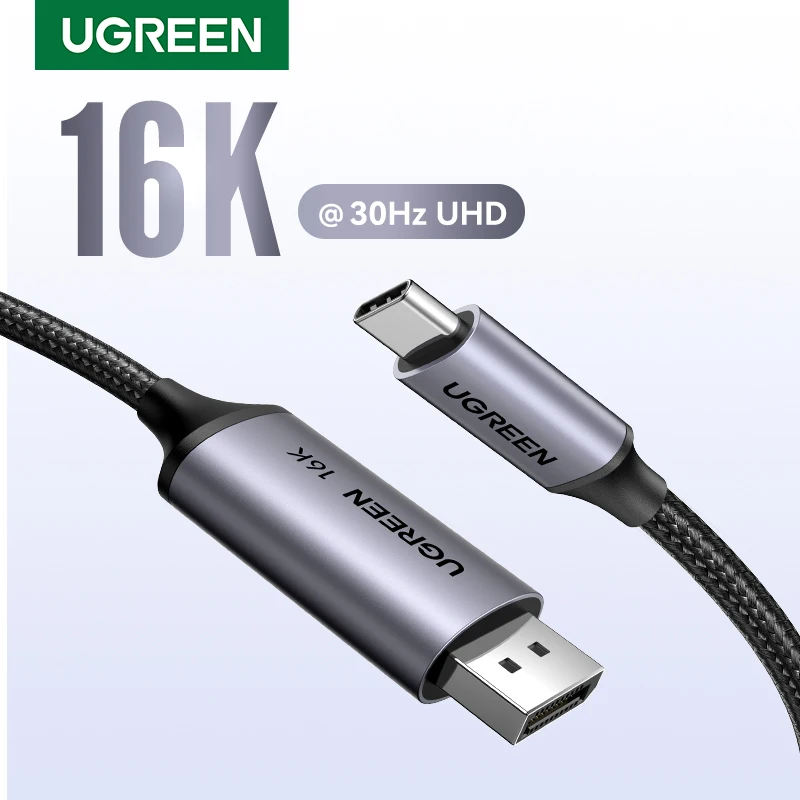 UGREEN USB C to 16K Displayport for MacBook Pro/Air 6K@30Hz 8K