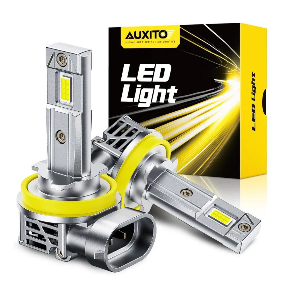 AUXITO 30000LM H8 H11 LED Headlight Canbus 9005 HB3 9006 HB4 H7 H4 H1 H13 CSP LED Headlamp Bulb Turbo Auto Lamp 6500K White 12V