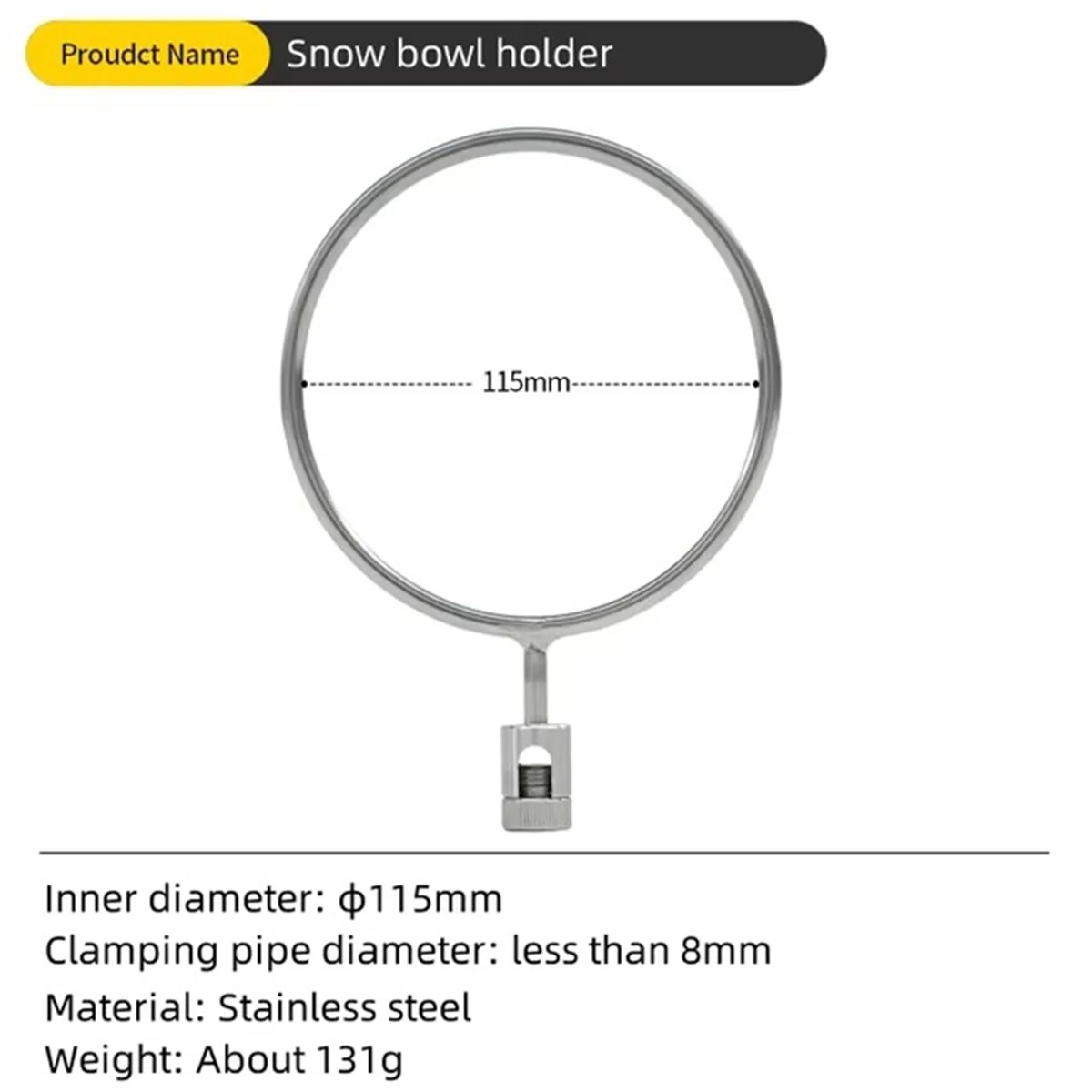 BAAU Outdoor -Table Supply Portable Stainless Steel Camping -Table Accessories New,Bowl Hanger