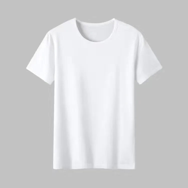 Round neck white [polyester fiber]