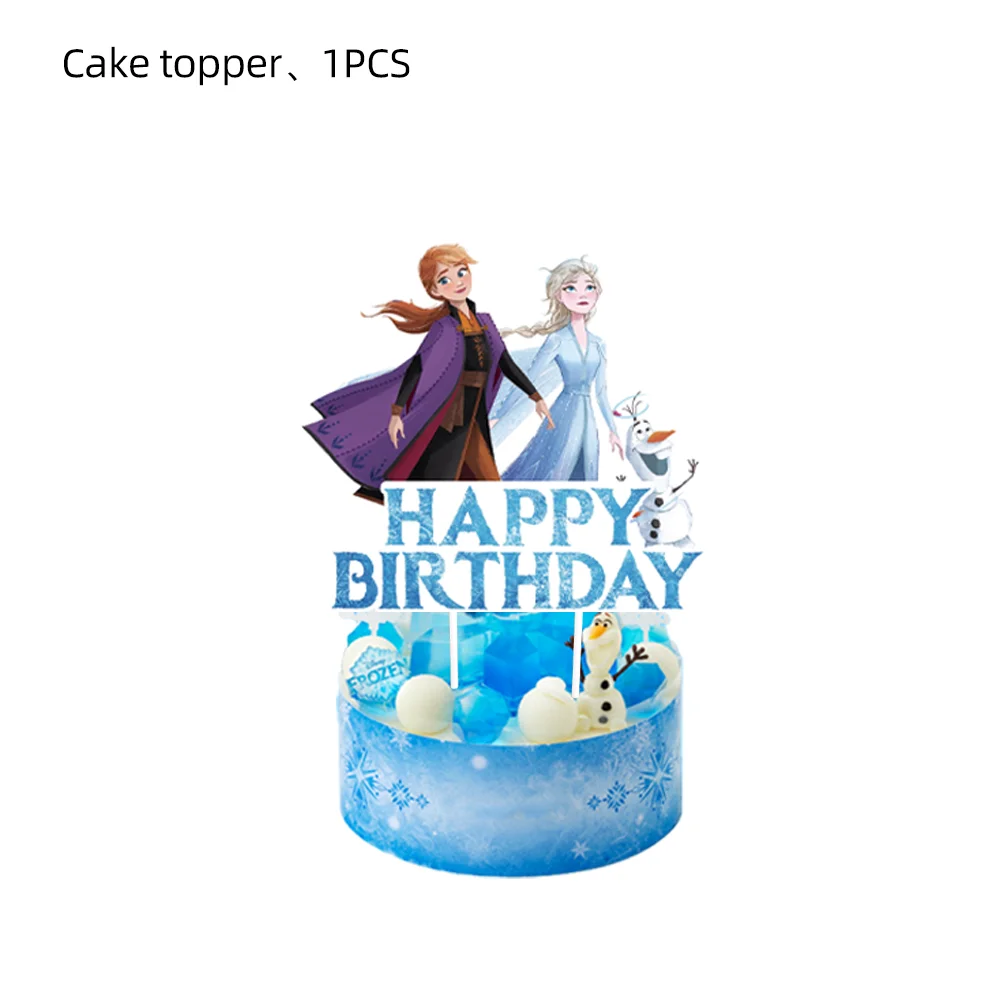 Elsa Frozen Birthday Decorations Disney Frozen Queen Kids Favors Baby Shower Party Supplies Anna Cake Topper Kit Cup Cake party decorations birthday party supplies cake topper cake decorations cake toppers cupcake supplies