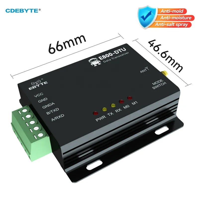 Modem Sans Fil LoRa RS485 EBYTE 433MHz - Portée 3km | Émetteur-récepteur RF Pour Transmission Données Industrielles