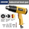 Hot Air Gun LCD Temperatures Adjustable Mini Heat Gun Thermal Blower Shrink Wrapping With Four Nozzles Construction Dryers 110V 1