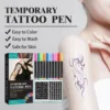 10 Colors Temporary Tattoo Face Body Painting Pen Pigment Non Toxic Waterproof Party Art Festival Cosplay Halloween Make Up Tool 1
