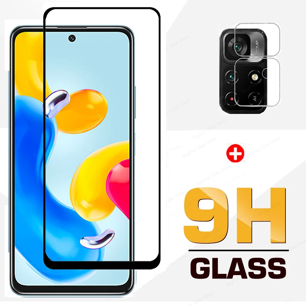 

Закаленное стекло 2 в 1 для Xiaomi Redmi Note 11S 5G, Защита экрана для Redmi Note 11 Pro 11 Pro 11 Pro Plus 5G, стекло для объектива камеры