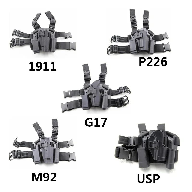 

Тактическая кобура для пистолета Glock 17 19 USP 1911 M92 P226, наружная Скрытая кожаная кобура, настоящая кобура для пистолета CS, Мужская кобура CS спортивное оружие