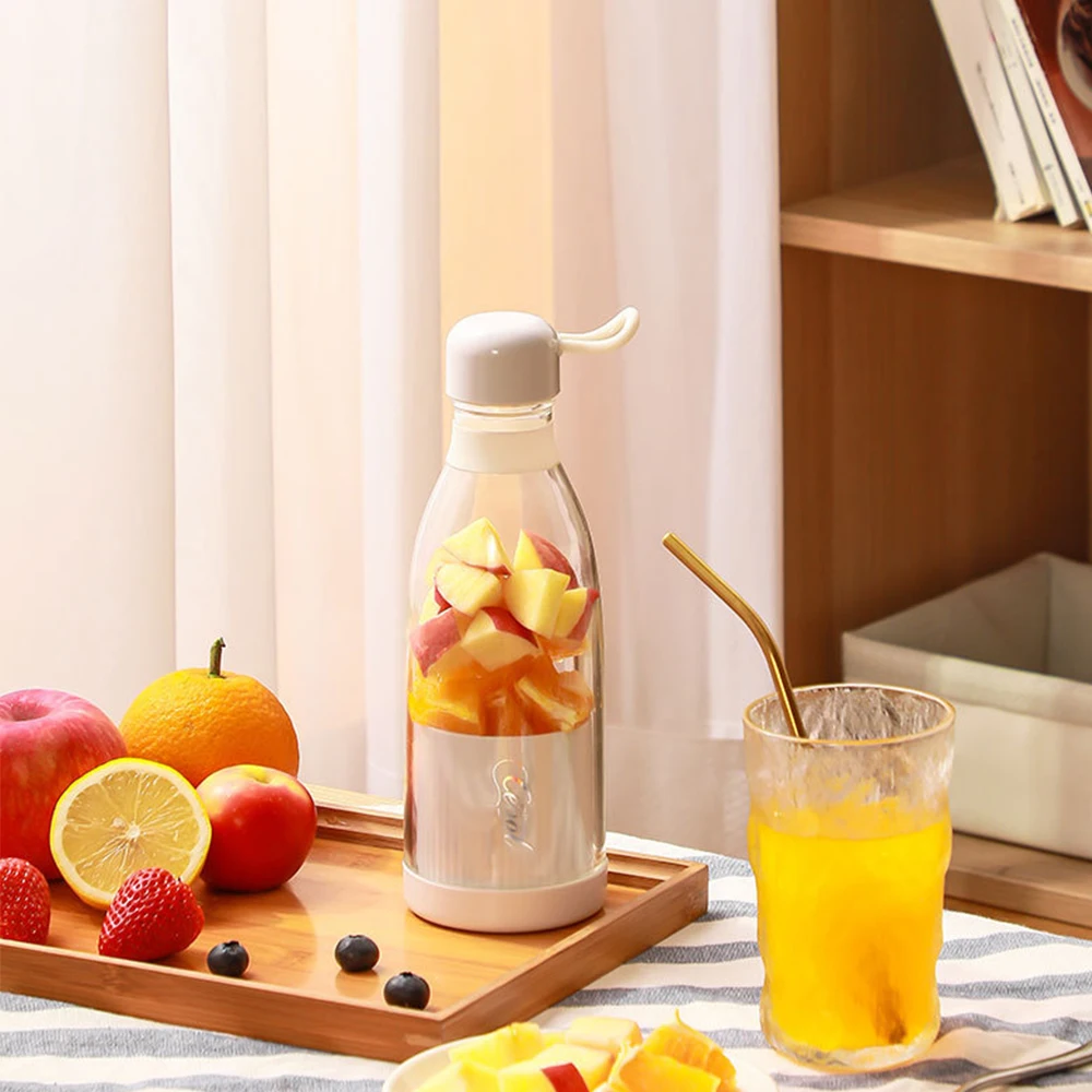 

Portable Fruit Juice Blender Shake Smoothie Mixer Multifunctional Usb Rechargeable Juicer Cup Electric Juice Mixing Bottle