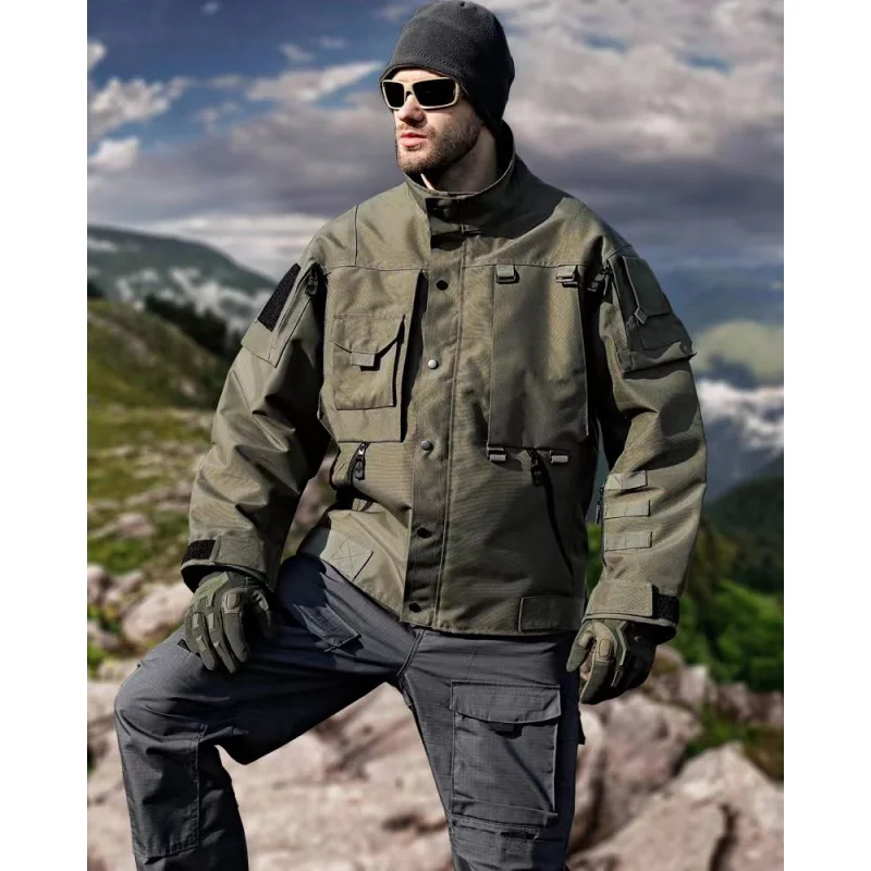 

Beetle Mark Mark4 Generation Agent Motorcycle Jacket Men's Outdoor Anti-Scratch Wear-Resistant Tactical Windbreaker Charging Jac