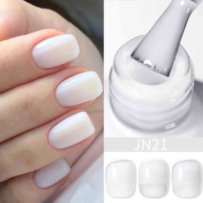 Lot De 10 Pinces à Dépose De Vernis Semi-permanent / Gel UV LED - Couleur Blanc Opaque - Neuf