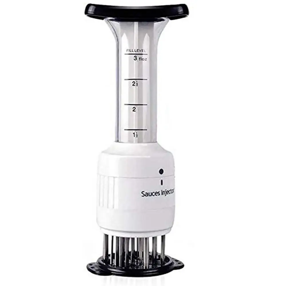 Meat injector syringe 1~4PCS multifunctional meat tenderizer needle stainless steel steak meat injector marinade flavor