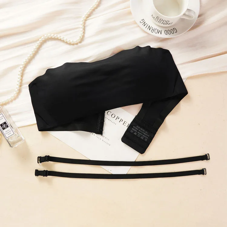 Women Sexy Strapless Bra Push Up Wireless Bras Beauty Back Non Slip Seamless Invisible Bralette Without Straps Ladies Lingerie