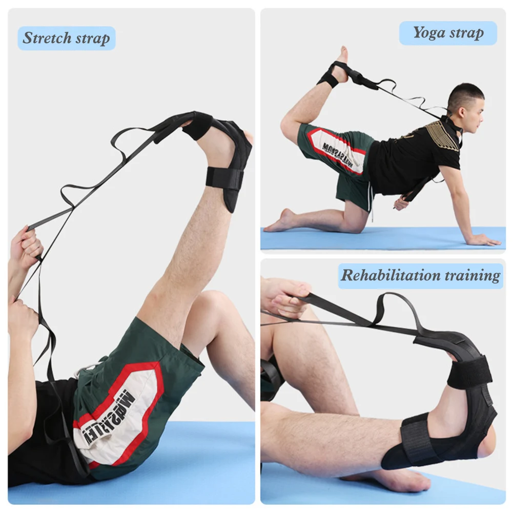 Nuovo Yoga gamba cavigliera supporto allenamento Stretching cintura corsa emiplegia riabilitazione cinturino correzione bretelle cintura Yoga