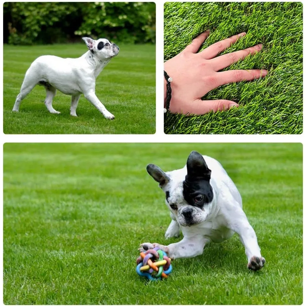 Realistic Deluxe Artificial Grass Synthetic Thick Lawn Turf Carpet -Perfect for Indoor/Outdoor Landscape (4 FT x 13 FT