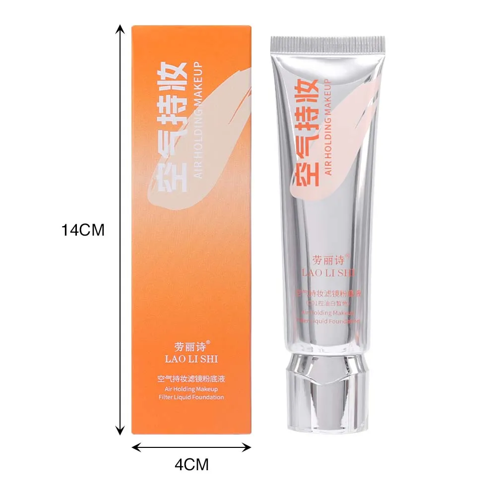 Waterproof Liquid Foundation Face Makeup Base Moisturizing Full Cover Acne Scars Concealer BB Cream with Brush Korean Cosmetics liquid foundation waterproof foundation makeup cosmetics makeup cream
