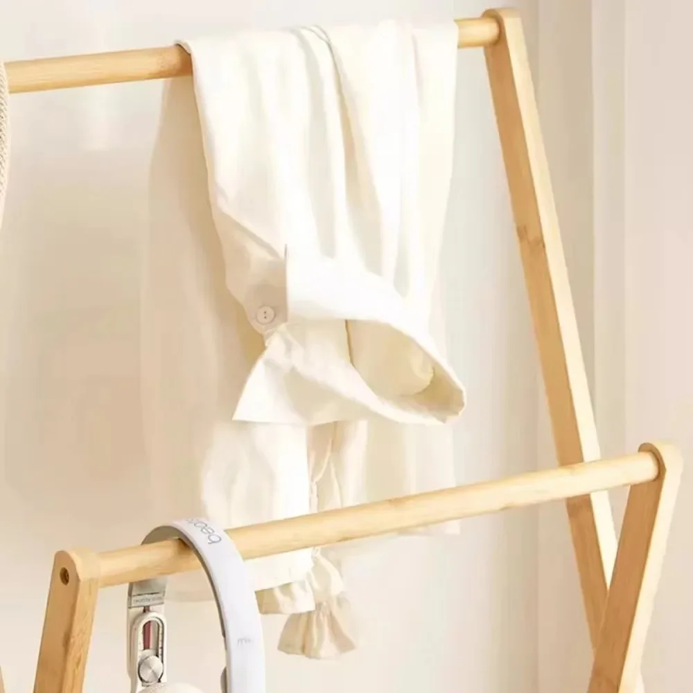 Floor Folding Clothes Hanger Simplicity Moistureproof Coat Shelf Indoor Household Multiscenario Apply Bathroom Hanger Towel Rack