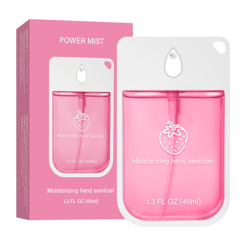 ספריי חיטוי ידיים מיידי, 1.28 אונקיות/45 מיליליטר. נוסחה ניידת ללא שטיח לילדים ומבוגרים. מיסט קוסמטי מסוג מים לשימוש בנסיעות