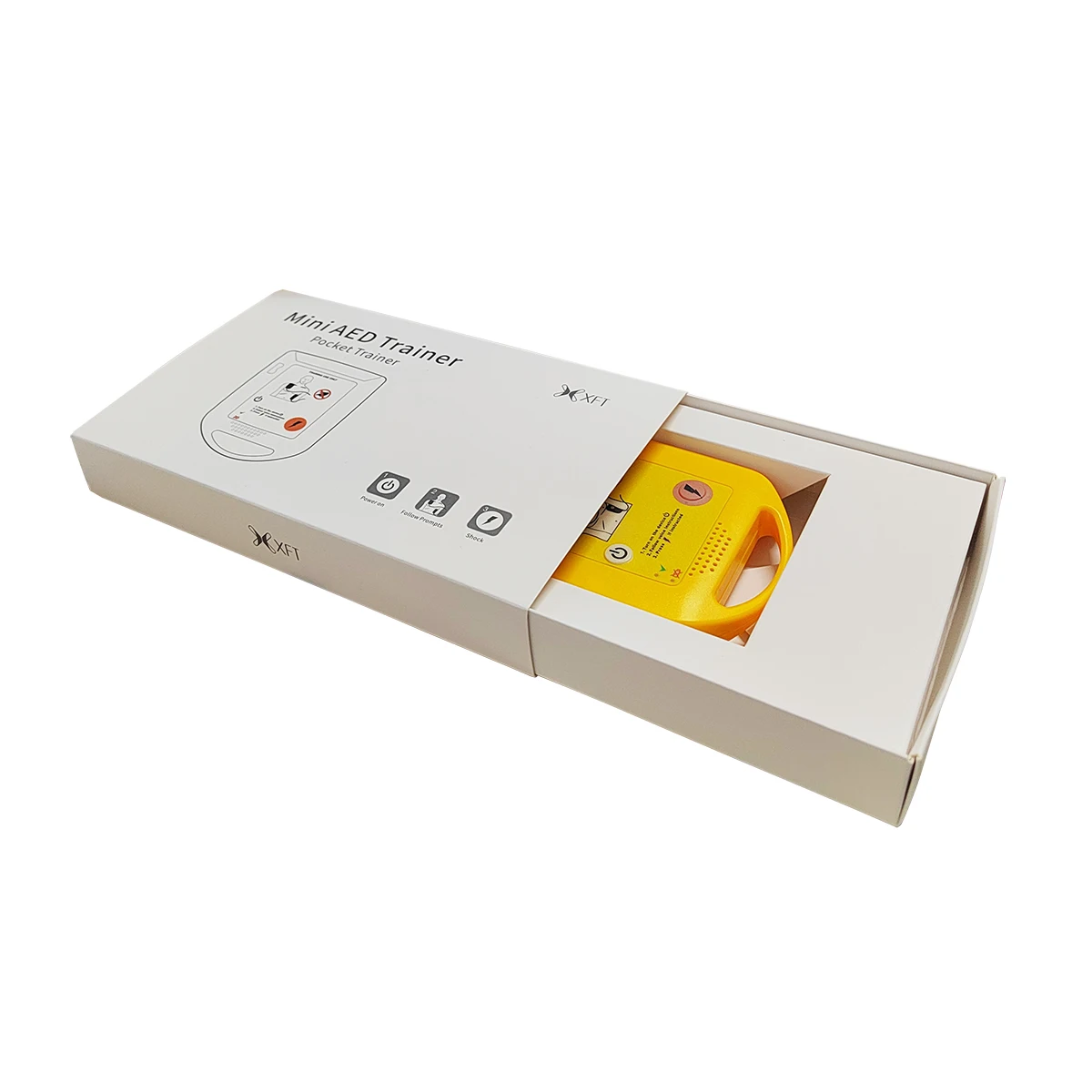 AED Trainer Device AED Trainer Device Automated Cardiopulmonary Resuscitation Training Voice Optional(English/Spanish/French/Portuguese) First Aid