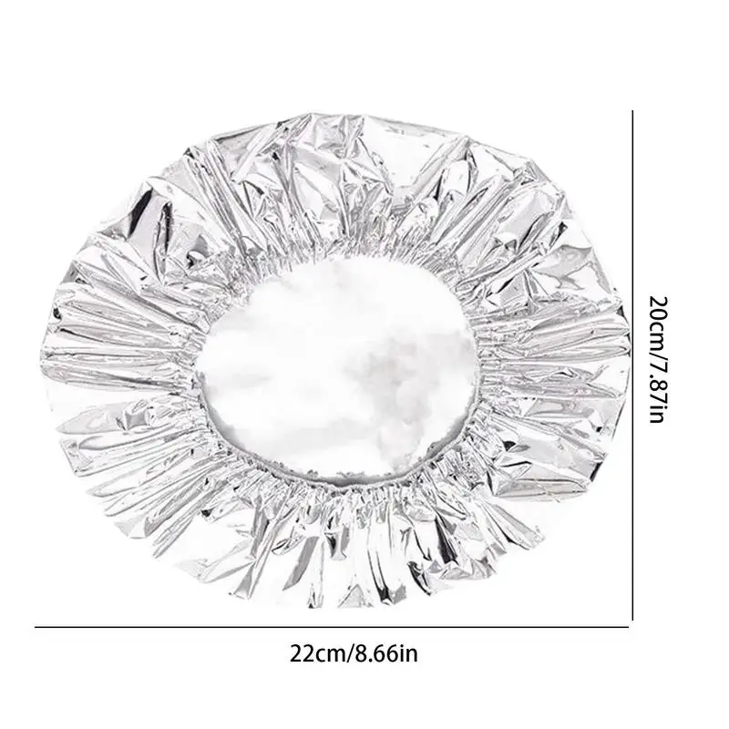 Aluminum Foil Food Covers 50 Pieces Round Insulation Food Grade Aluminum Foil Tray Lids Canning Products Cookware Accessory For