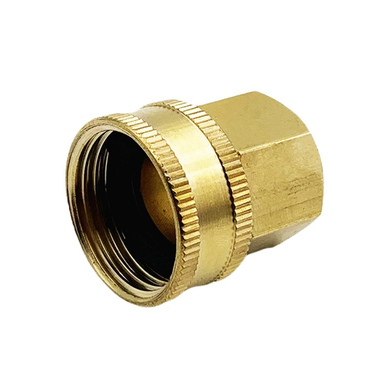 

Water Hose Cap Male Threaded Hose Cap 3/4 Inch Ght To 1/2 Inch Npt Water Hose Adapter Fitting With Rubber Gasket