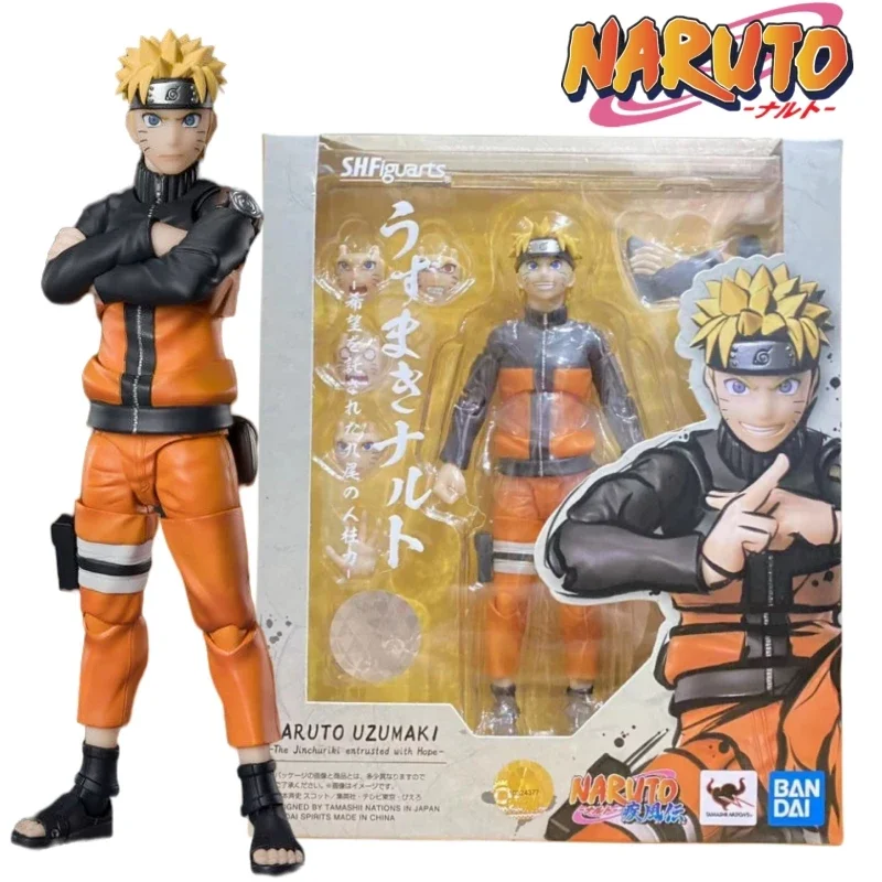

Hot Bandai Shf Naruto 2.0 Articulated Action Figure Model Boxed Figure Japanese Version In Stock Collect Ornament Toys Gifts