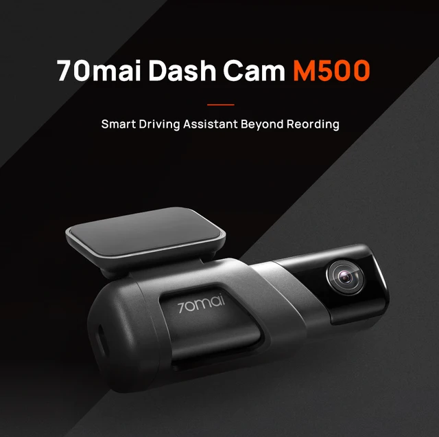 70mai True 2.7K 1944P Dash Cam M500, eMMC Built-in 128GB Storage, Powerful  Night Vision with HDR, 170° FOV, 24H Parking Surveillance, Time-Lapse