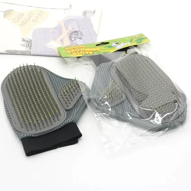 Pet Grooming Glove Hair Removal Gloves Cat Dog Fur Hair Deshedding Gentle Efficient Dog Combs Pet Bathing Massage Products 6