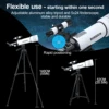 BOSSDUN 40070 Telescope w/Phone Adapter & Sturdy Tripod - 70mm Aperture for Stargazing, Birding, Beginners, Portable Scope 4