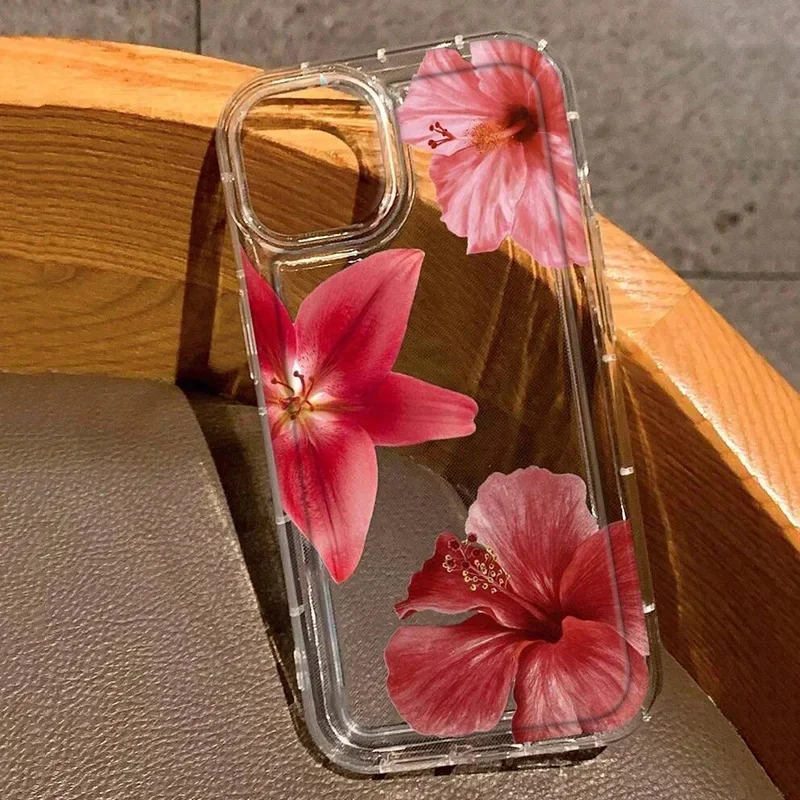 Floral Love Heart Protective Phone Case