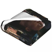 Tom Hiddlestons Photo Flannel Blanket Quality Super Warm English Actor Bedding Throws Winter Travelling Living Room Bedspread 2
