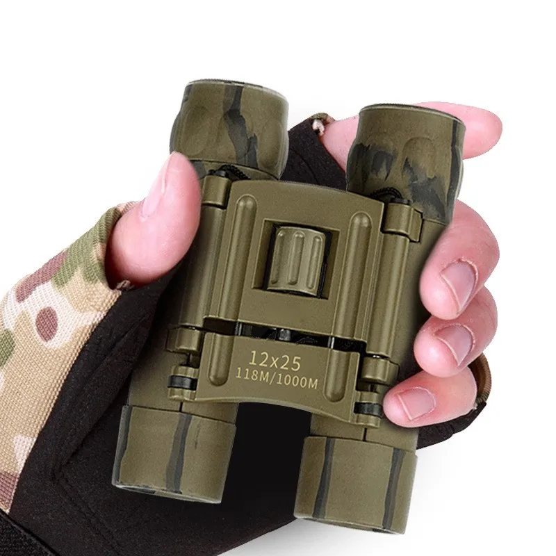 12×25 Professional Camouflage Binocular Super Powerful Magnesium Alloy Filled Binocular Waterproof Phase Coated Telescope 3