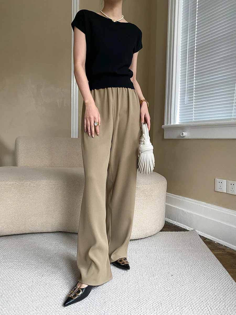 wide leg suit pants