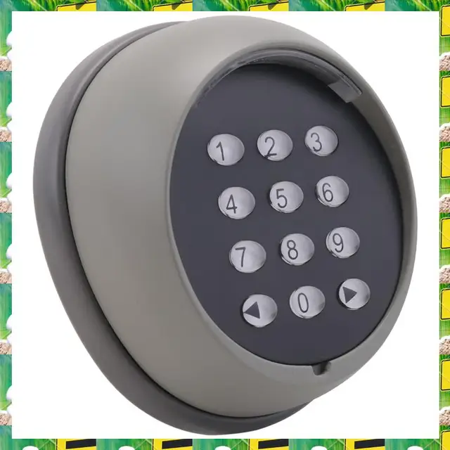3C Electron Metal Wireless Keypad Gate Opener Keypad Rolling Code 433Mhz Keypad For Garage Gate Door Access Control High Quality 6