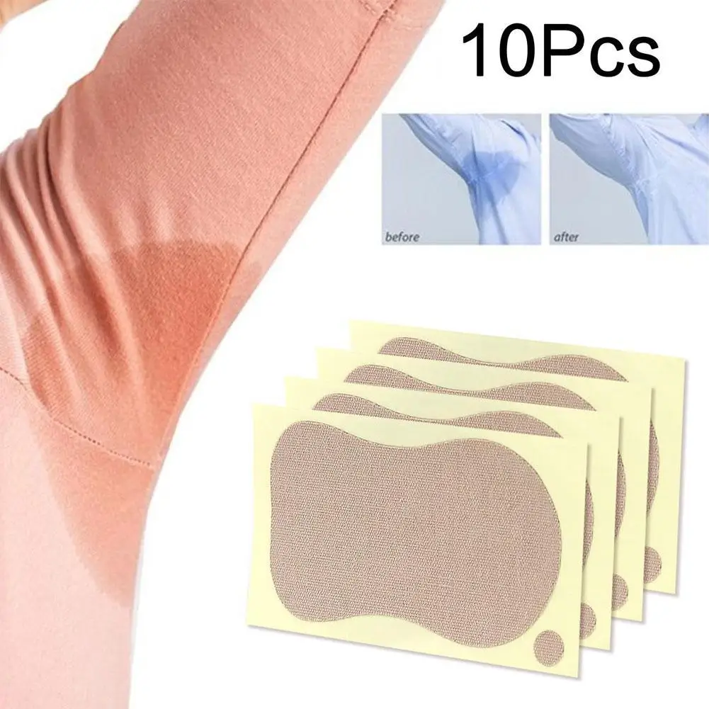 

10Pcs Sweat-absorbent And Deodorant Patch For Underarms Soles Armpit Sweat Absorbent Pad Anti Perspiration Foot Sticker Patch