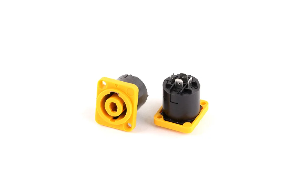 Description Picture 6 of item1PC Speak Chassis Connector 4pins with Protection Cover Waterproof Dustproof Panel Mout Loudspeaker/Amplifier connection