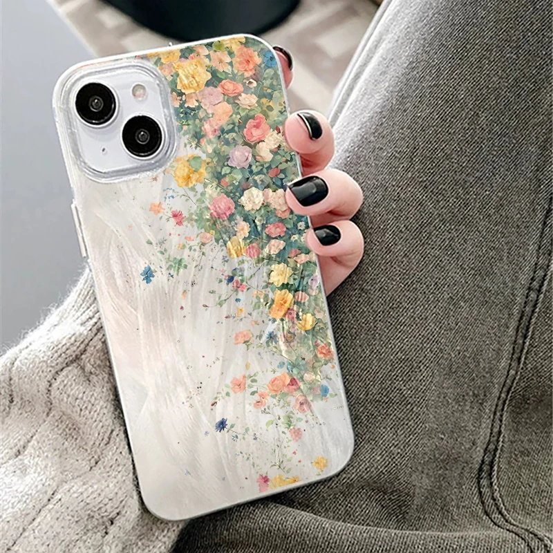 Daisy Fashionable Cherry Blossom Printed Phone Case Cover