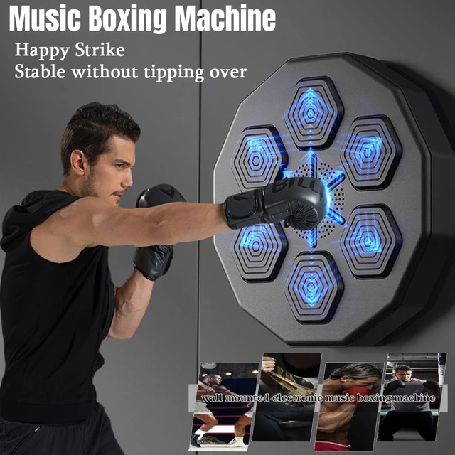 Machine de boxe musicale, cible murale de boxe électronique