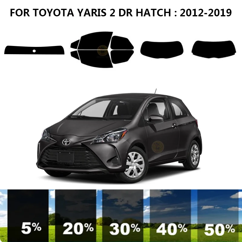 

Precut nanoceramics car UV Window Tint Kit Automotive Window Film For TOYOTA YARIS 2 DR HATCH 2012-2019