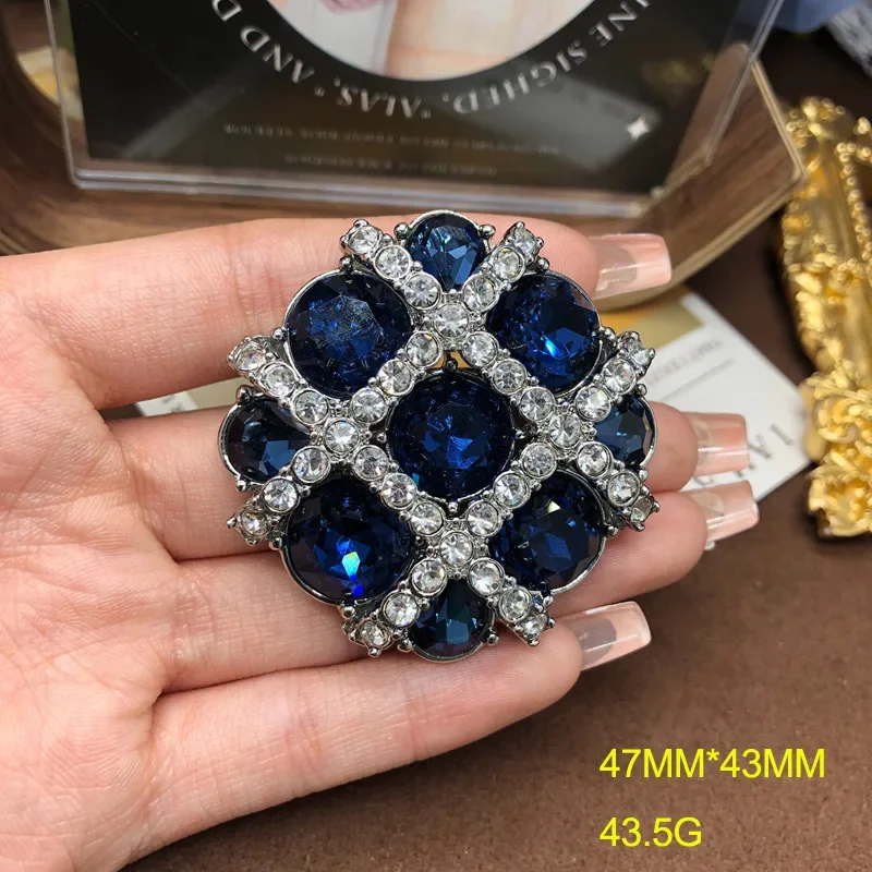 S8a9cdfe324384317b5e572514b1af432L Fashionable Retro Style Pearl Inlaid Zircon Short Necklace Brooch Banquet Party High-End Women Elegant Atmospheric Mallzona