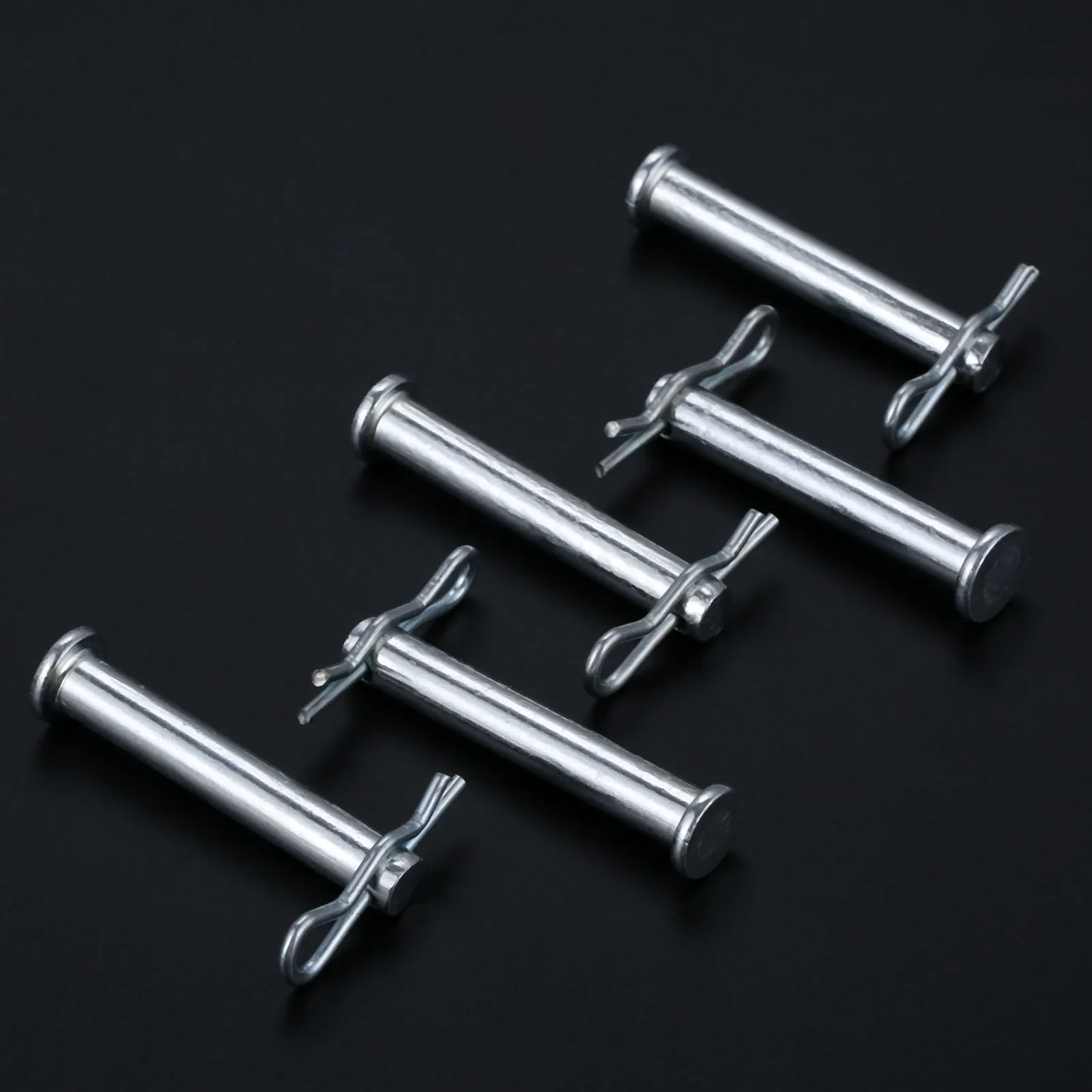 5 Pcs Stainless Steel Clip Hitch Pin Clevis Fastener for Farming Machine Air Cool Diesel Engine Accessories M8*50mm